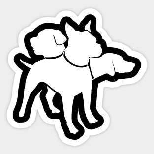 3 Barks Logo Sticker